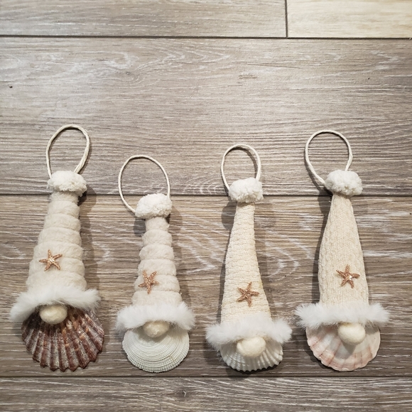 Shell ornaments 4 piece set - Picture 11 of 11